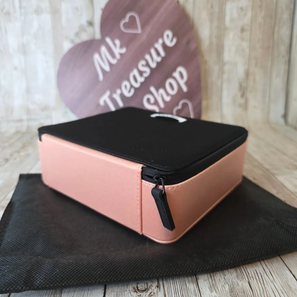 Prada Beauty Case Medium Black and Pink